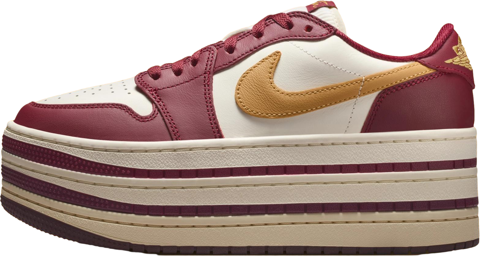 Air Jordan 1 Low Triple Stack Team Red / Pale Ivory - Dec 2025 