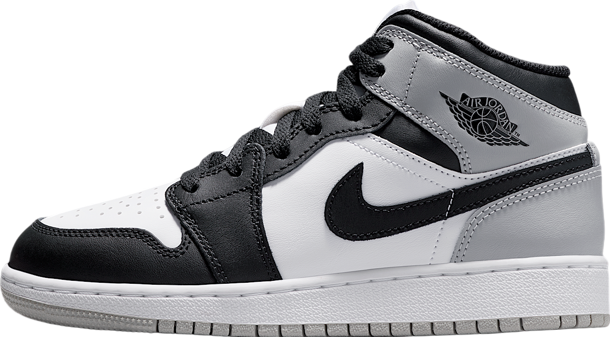 Air Jordan 1 Mid GS White / Light Smoke Grey - Jun 2025 - DQ8423 