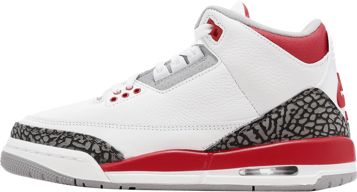 Air Jordan 3 GS Sail / University Red - May 2026 - DM0967-103 