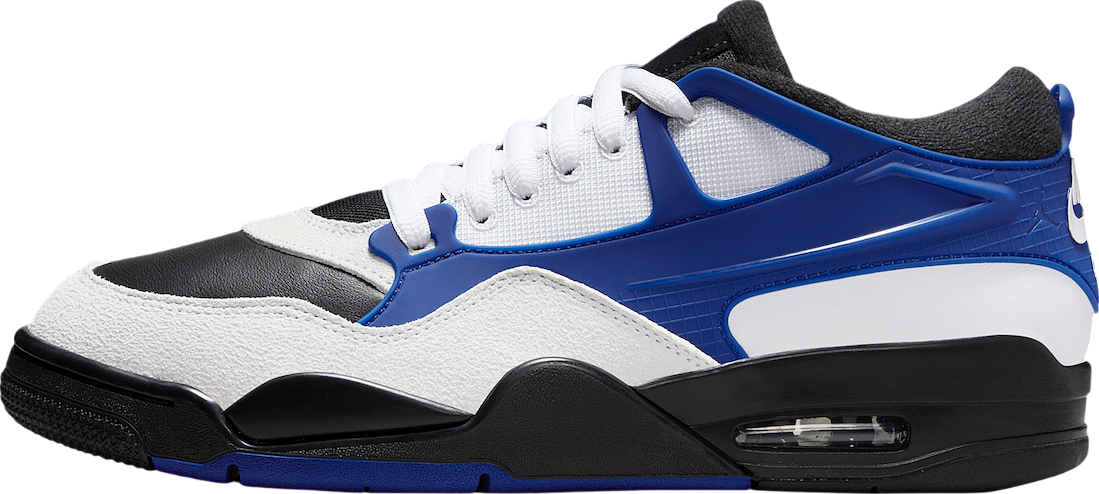 Air Jordan 4 RM White / Black / Deep Royal Blue - May 2025 