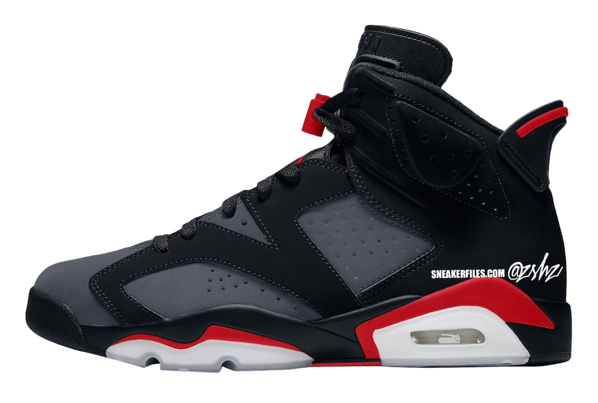 Air Jordan 6 Reverse Infrared Black / Light Crimson - Feb 2026 