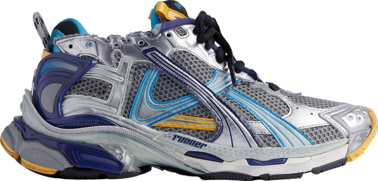 Balenciaga Runner Grey / Blue - Apr 2025 - 772774W3RMU1474 