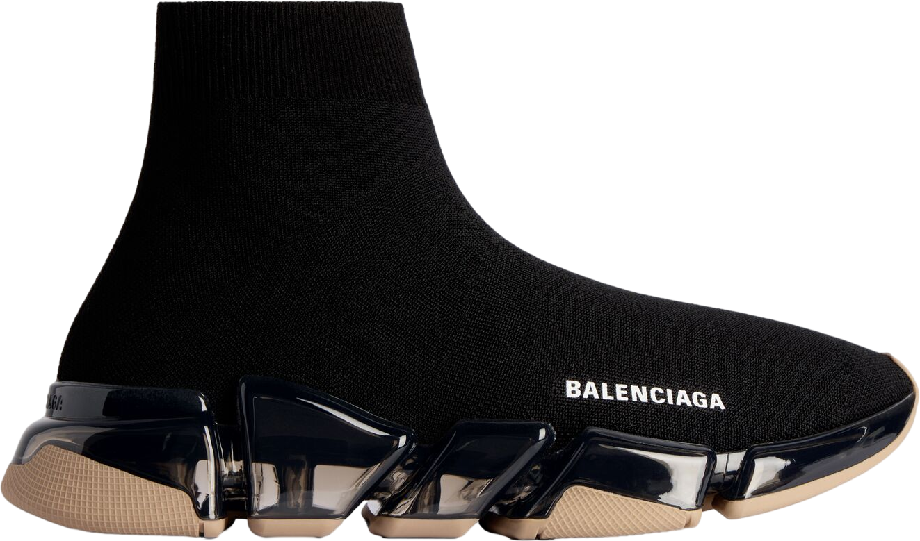 Balenciaga Speed 2.0 Lace-Up Recycled Knit Black - Sep 2024 