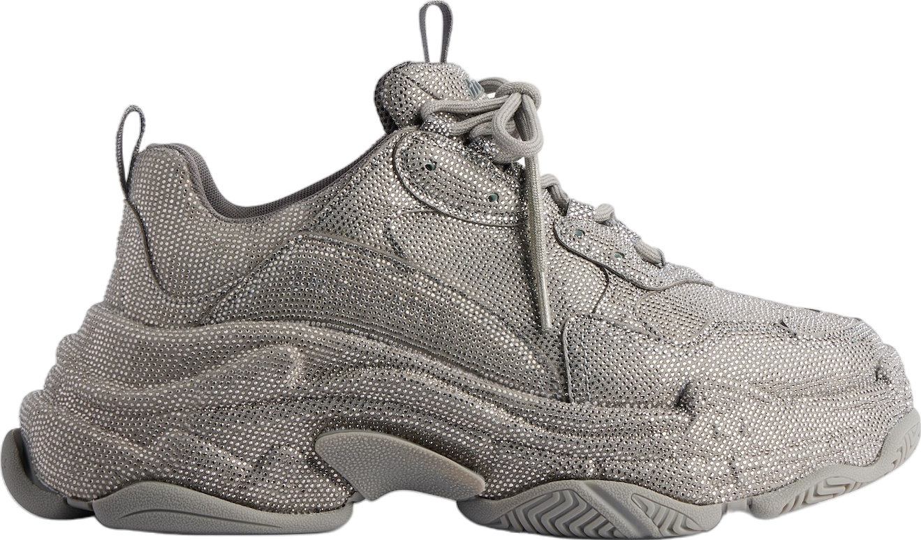 Balenciaga Triple S With Rhinestones WMNS Dark Grey - Dec 2024 