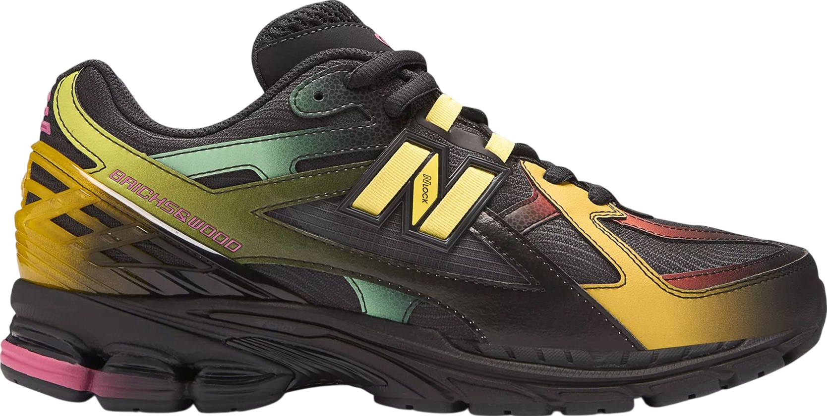 Bricks & Wood x New Balance 1906U Black / Yellow - Oct 2024