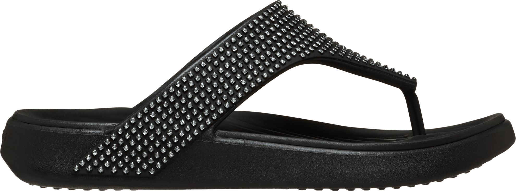 Crocs Getaway Gems Triangle Flip WMNS Black | KicksOnFire