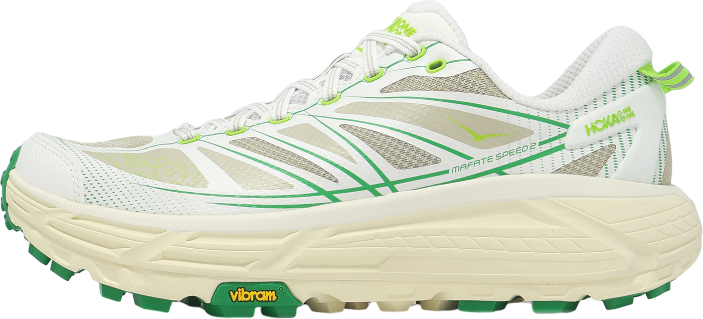 HOKA Mafate Speed 2 White/Fresh Cut Grass - Size 11 US Men …B34 Buy HOKA MUFATE SPEED 2 TRAINERS WHITE FRESH CUT GRASS  main image 4