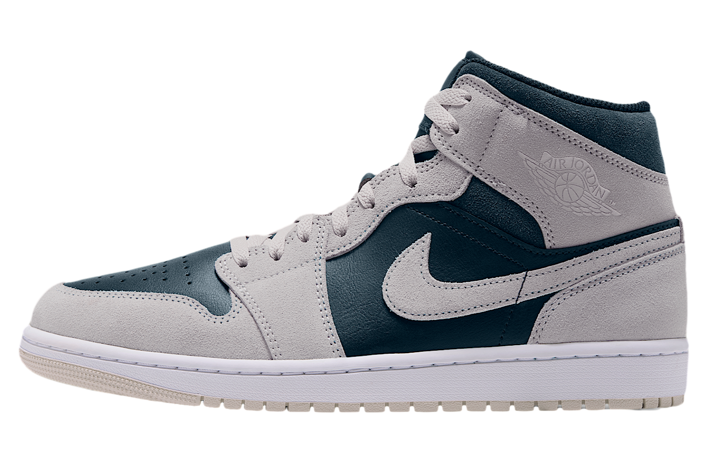 Air Jordan 1 Mid Light Orewood Brown / Midnight Spruce