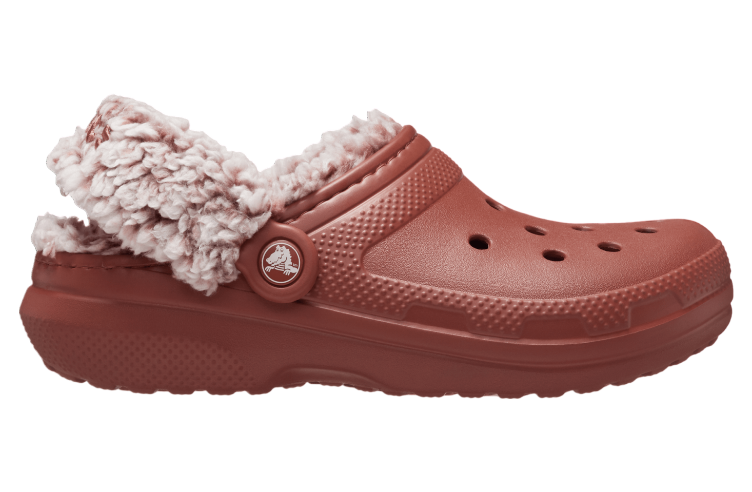 Crocs Classic Fleece Lined Clog Rust | KicksOnFire