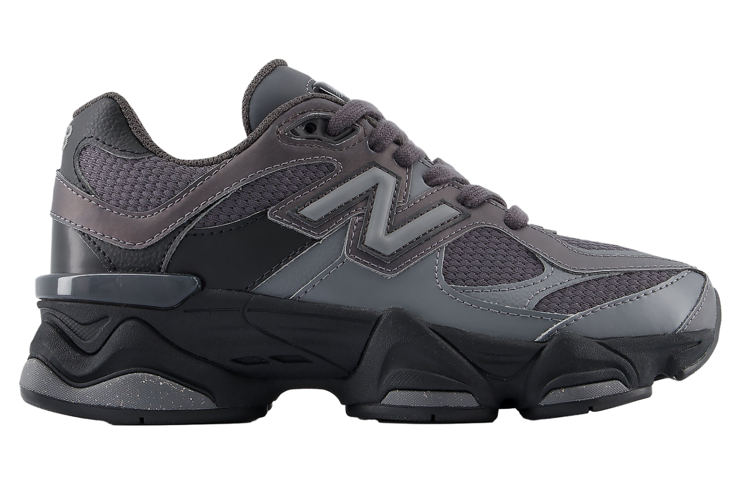 New Balance 9060 Lace GS Black / Castlerock | KicksOnFire