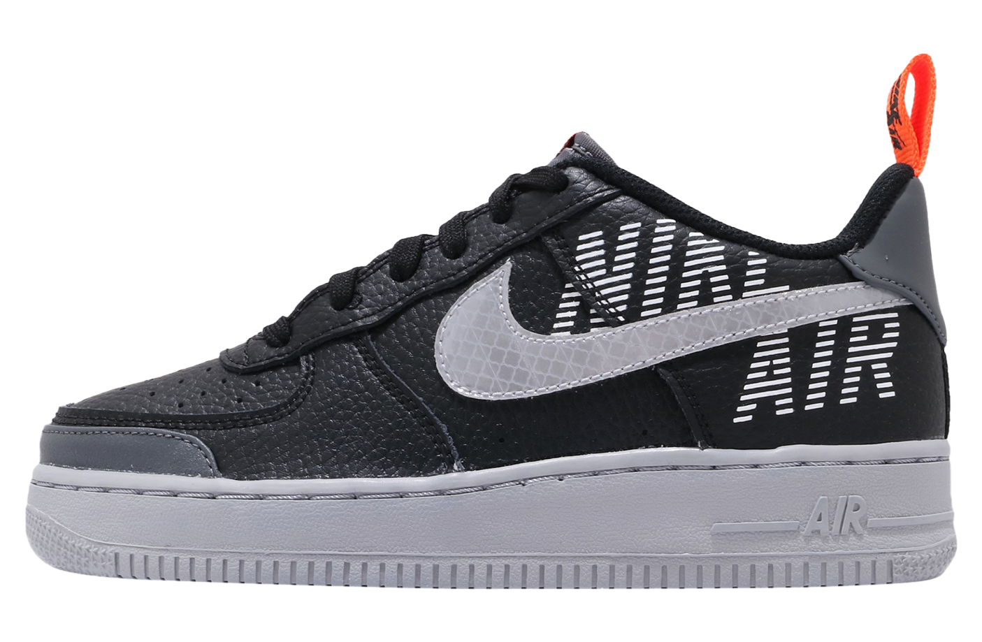 Nike Air Force 1 Low GS Black Wolf Grey Dark Grey - Mar 2020 