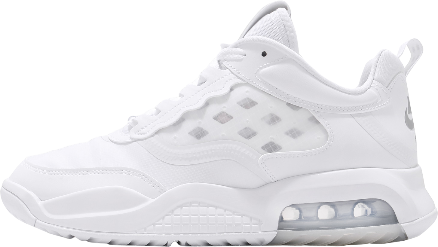 Nike Air Jordan Max 200  CD6105-101 White Met Silver men\'s size 9.5 Nike Air Jordan Max 200 Mens Sneakers CD6105-101 White  main image 2