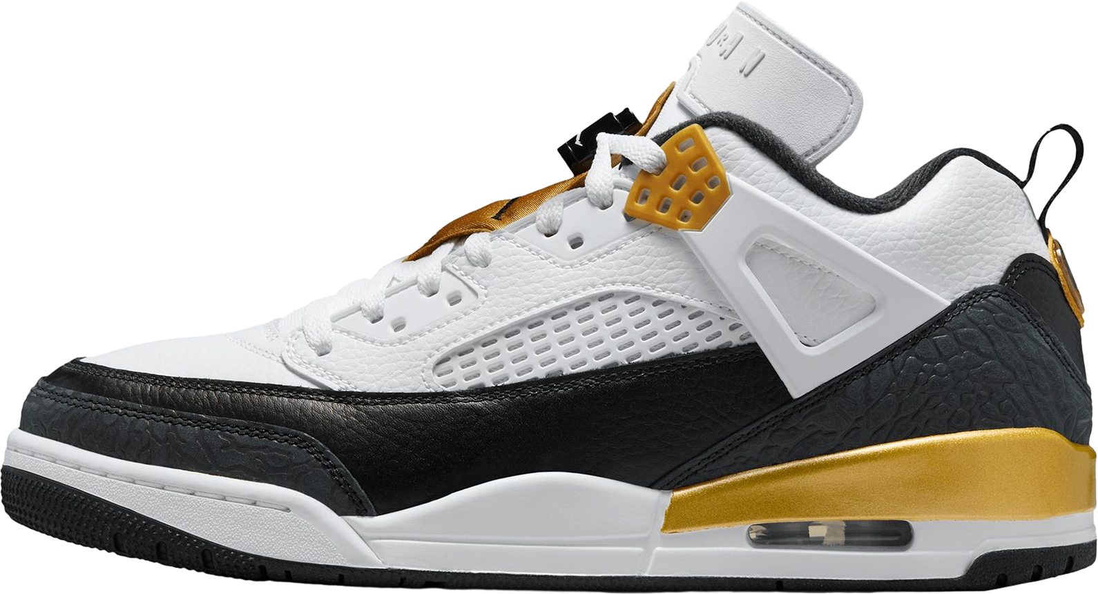 Jordan Spizike Low White / Metallic Gold / Black - Oct 2025 