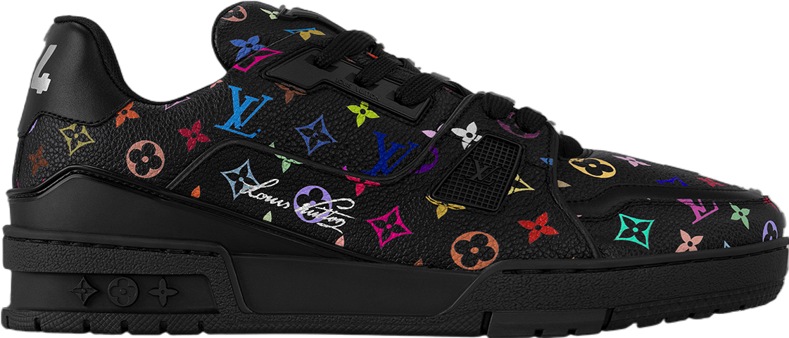 Louis Vuitton LV x TM LV Trainer Black / Murakami Collection