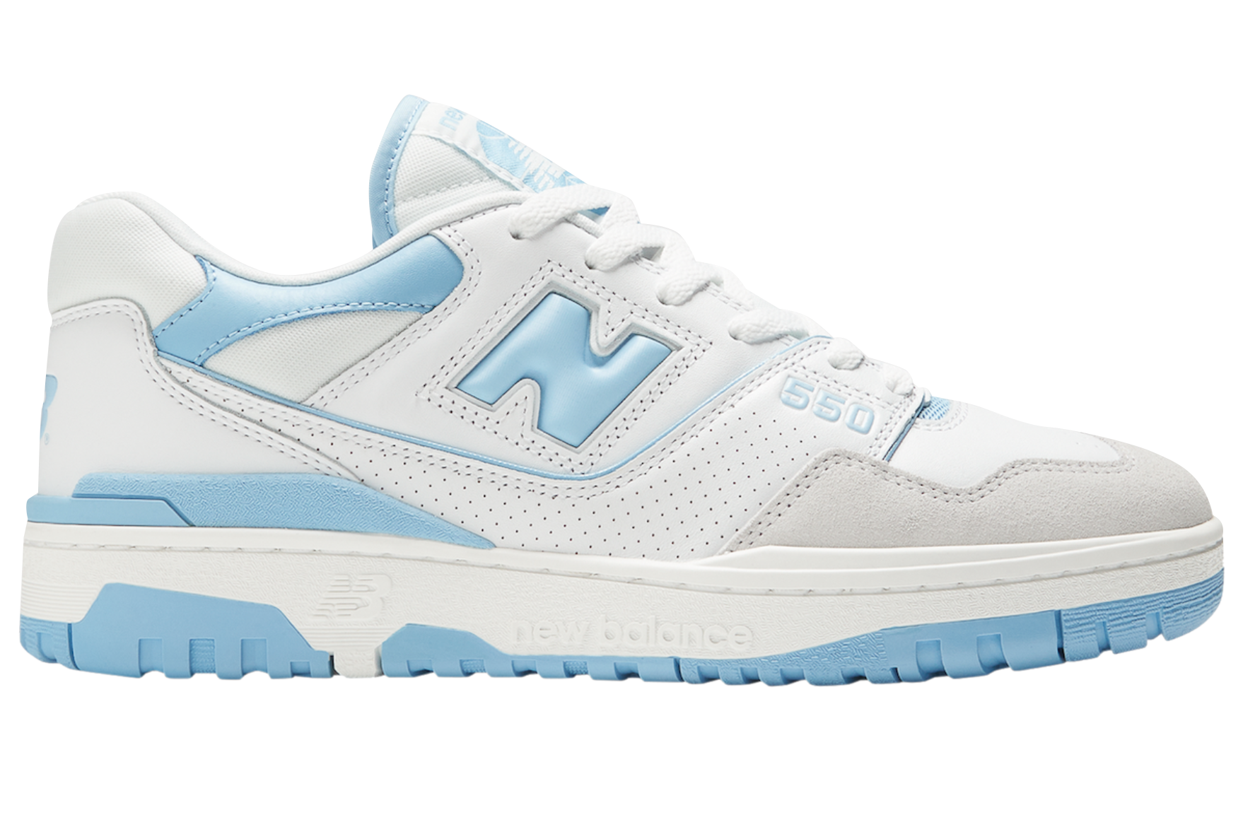 New Balance 550 White University Blue - Jan 2023 - BB550LSB 