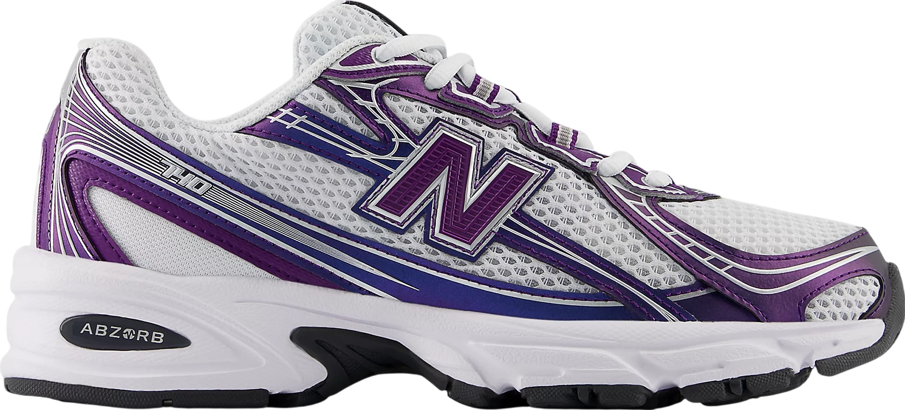 New Balance 740 Concord Grape U740CG2 Size 10 Men Mesh Runner White Purple Y2K New Balance 740v2 Concord Grape Men main image 2
