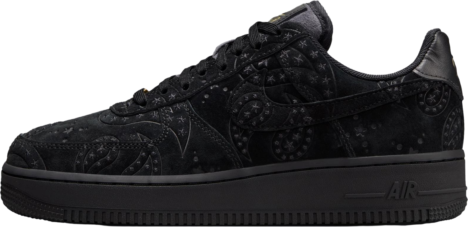 Nike Air Force 1 Low Black / Metallic Gold - Mar 2026 - IO1259-001 