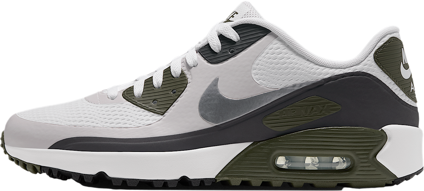 Nike Air Max 90 G White / Medium Olive | KicksOnFire
