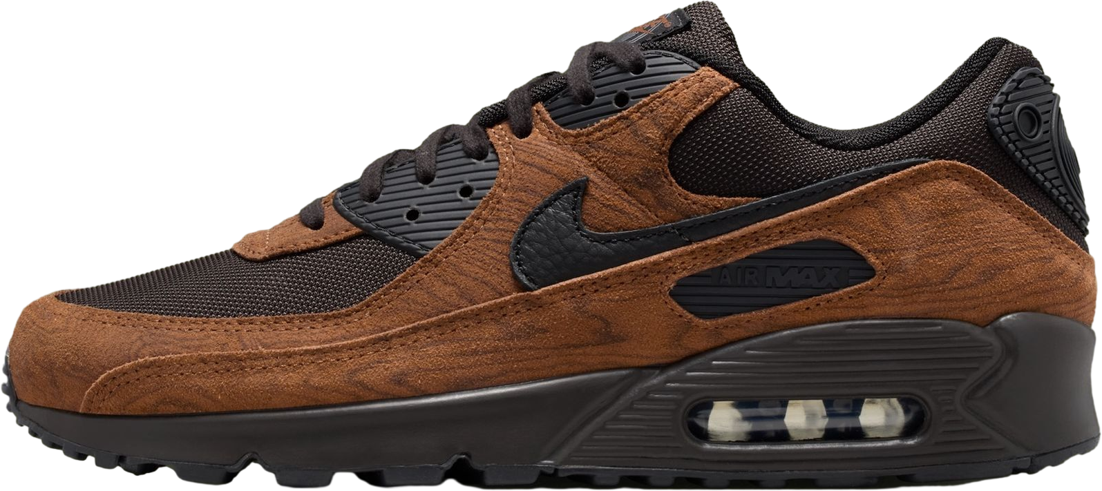 Nike Air Max 90 Premium Light British Tan Velvet Brown IQ0283 281 Size 11.5 Men Air Max 90  main image 3
