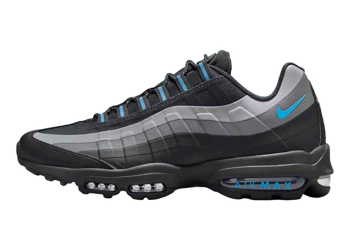 Nike Air Max 95 Ultra Black University Blue - Oct 2024 - HM9608 