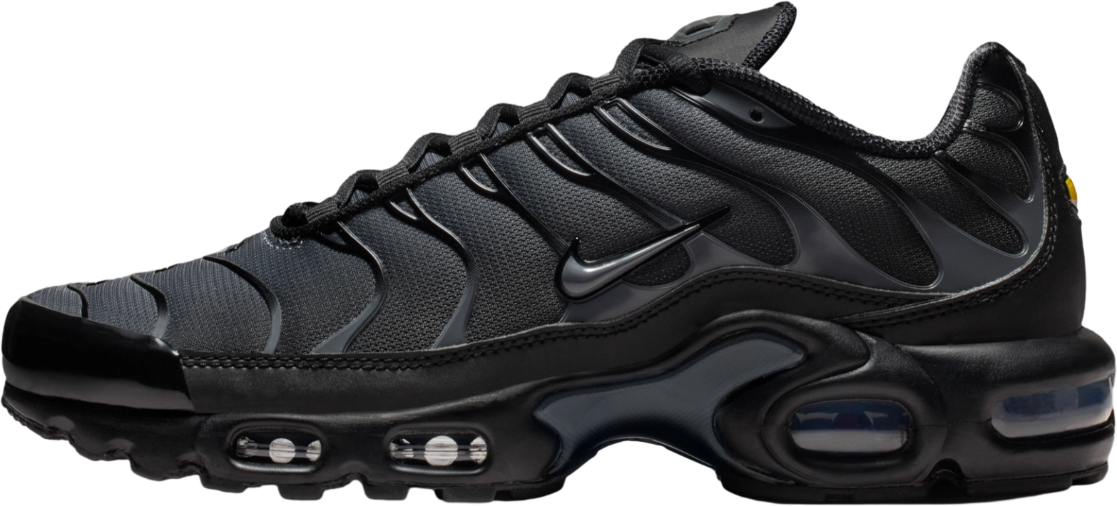 Nike Air Max Plus Black / Metallic Silver / Dark Grey - Dec 2025 