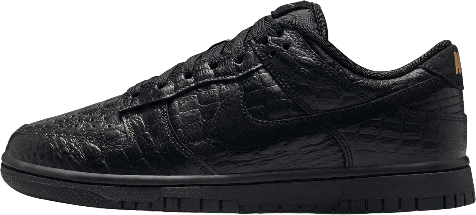 Nike Dunk Low Black / Metallic Gold | KicksOnFire