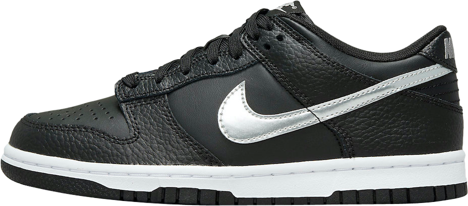 Nike Dunk Low GS Black Silver
