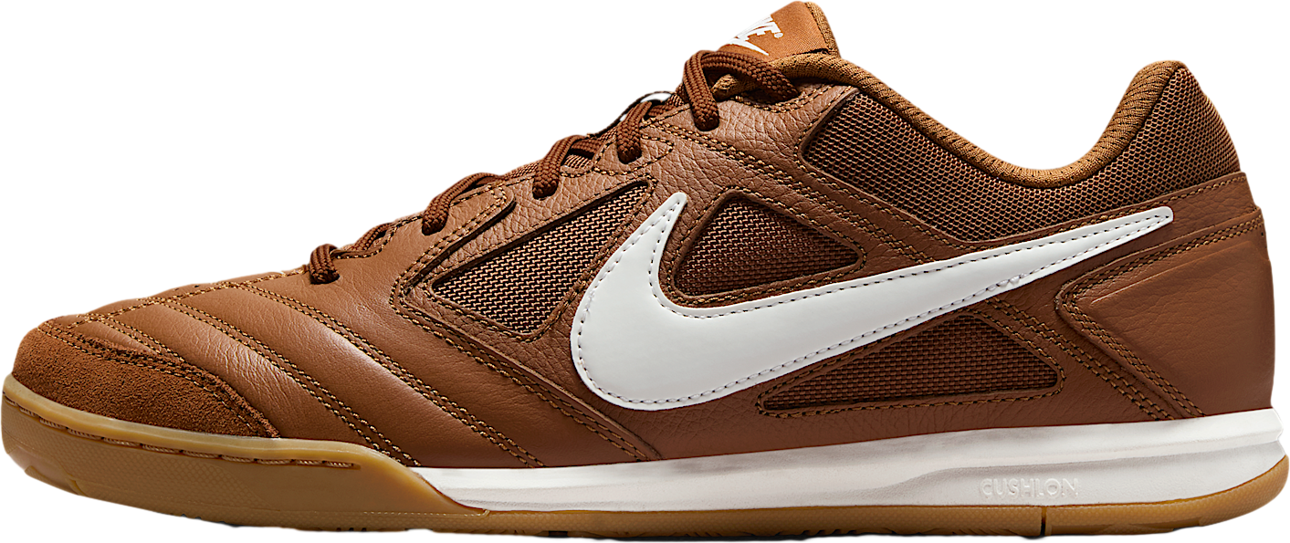 Nike Gato White Gum Light Brown Indoor Soccer Street Shoes HQ6019-100 Mens 11.5 Nike Gato Indoor Shoes Soccer HQ6019-100 Orange – Stefans Soccer main image 2
