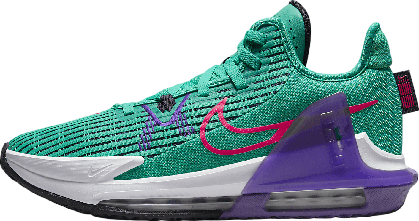 Nike LeBron Witness 6 \'Emerald Berry\' CZ4052-300 Basketball size 10.5 - 13 Nike LeBron Witness 6 Clear Emerald Wild Berry - CZ4052-300 main image 2