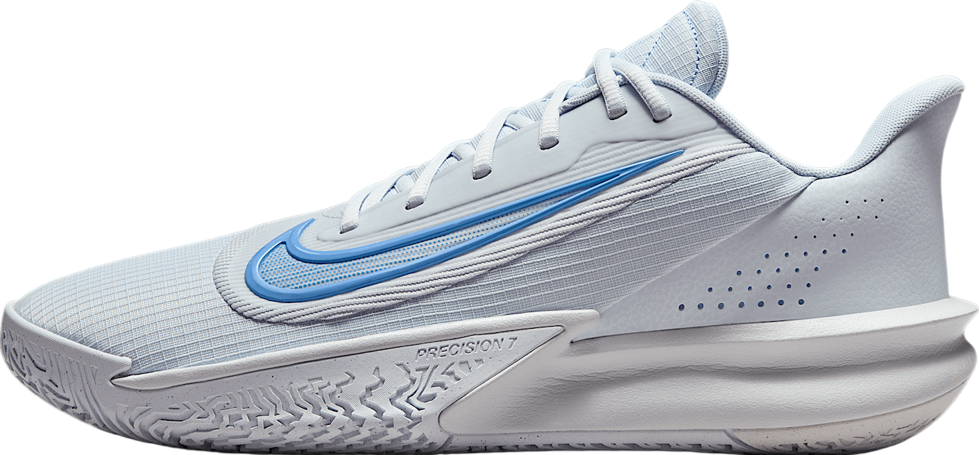 Nike Precision 7 Mens Basketball Shoes White/Photon Dust Sz 8 Nike Precision VII 7 Photo Dust Midnight Navy Men Basketball  main image 3