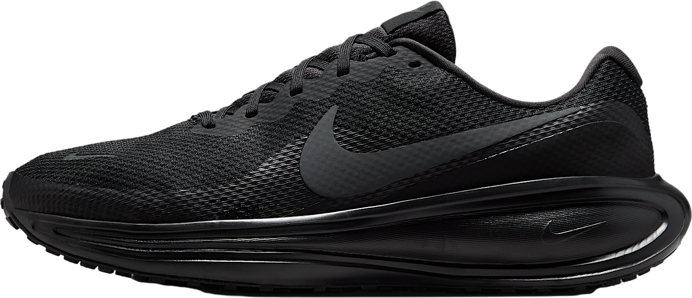 Nike Revolution 8 WIDE - Black White (HQ1996-001) Men\'s 12 Women\'s 13.5 NIB NEW* MEN Nike Revolution 8 WIDE Road Running Shoes BLACK  main image 2