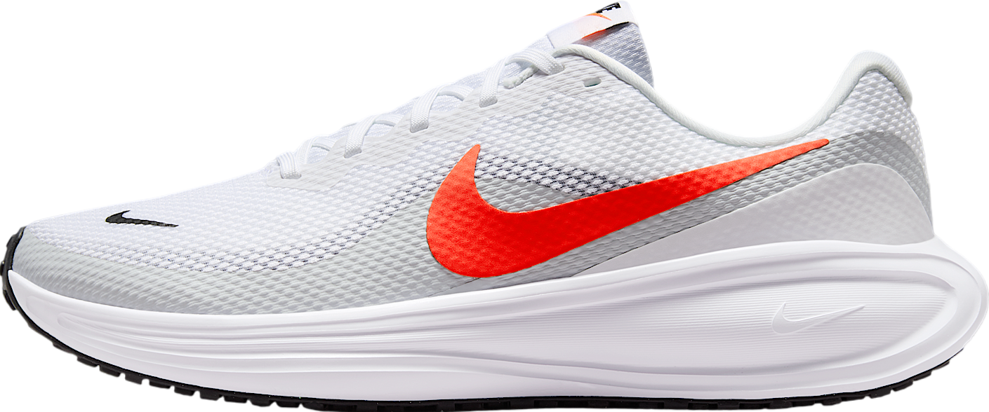 Size 11 Men  - Nike Revolution 8 White Bright Crimson Hj9198-102 Nike Revolution 8 White Bright Crimson Men Road Running  main image 2