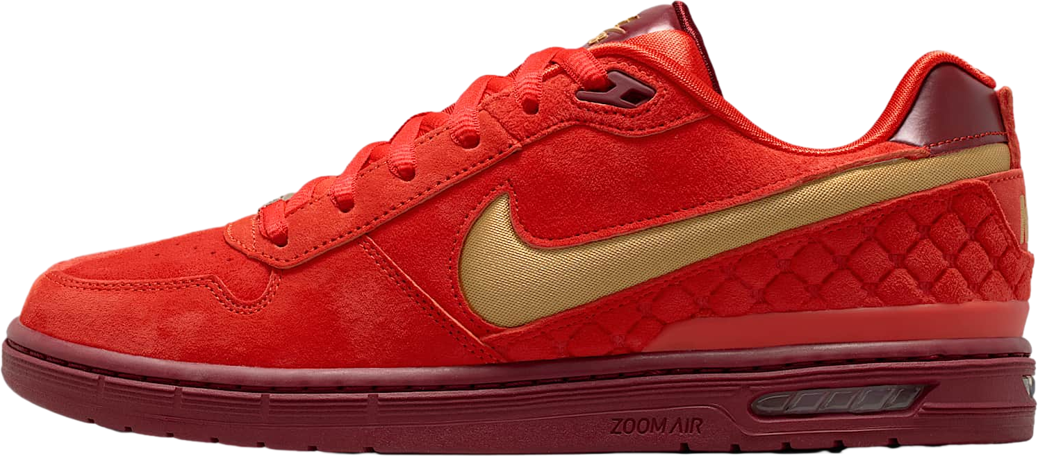 Nike SB P-Rod 1 Habanero Red / Club Gold