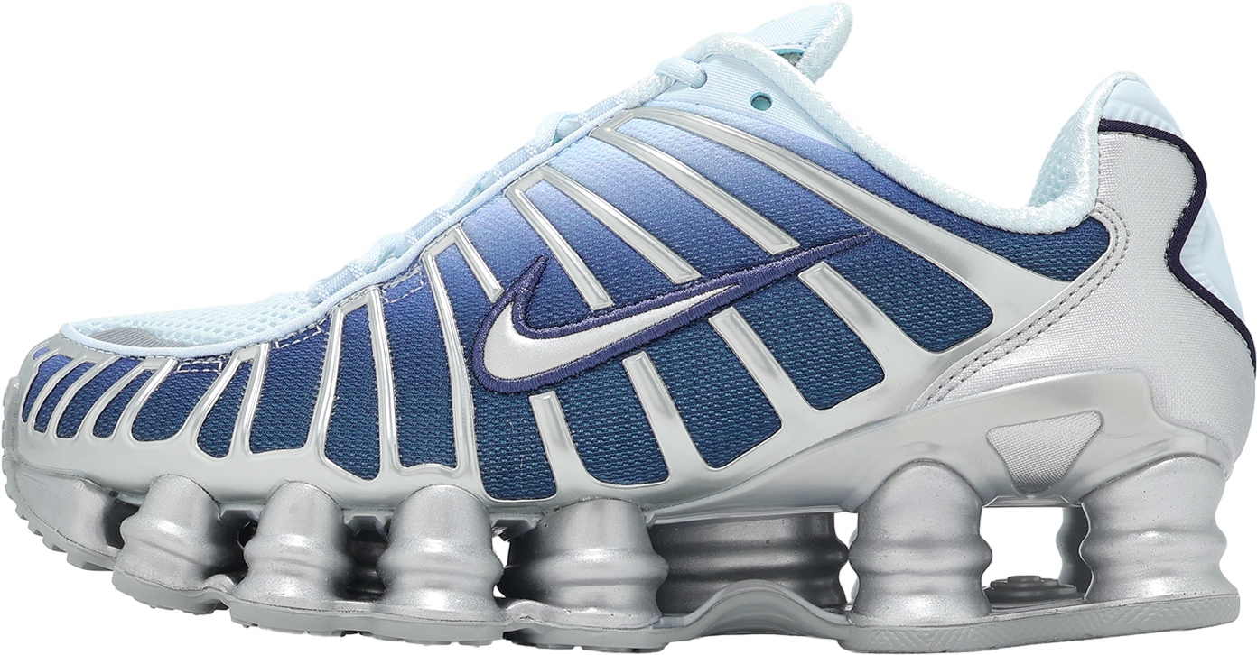 NEW! Nike Shox TL Blue Metallic Silver Fade Nike Shox TL Black Metallic Silver Racer Blue CN0151-004 sz  main image 4