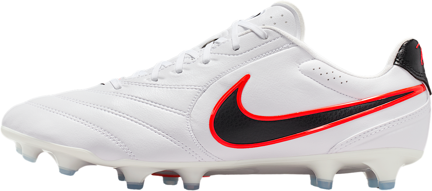 NEW Nike Tiempo Ligera Pro FG White Black Crimson HQ3158-106 Men Size 7.5 Nike Tiempo Ligera Pro Low FG White / Bright Crimson - Jan  main image 3