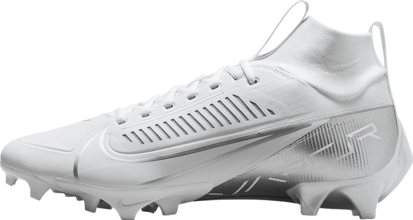 Nike Vapor Edge Pro CC6 Men\'s Size‎ 11 White Silver Football Cleats Nike Vapor Edge Pro 360 2 Football Cleat | Hibbett main image 3