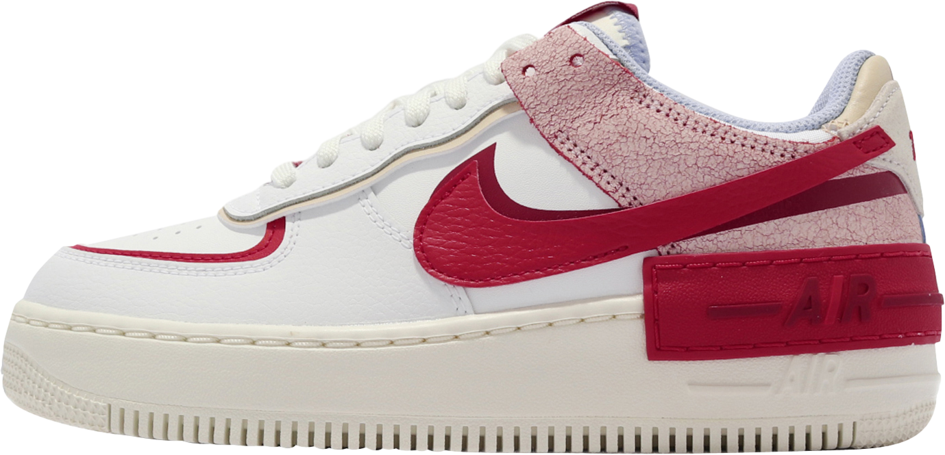 Nike WMNS Air Force 1 Shadow Summit White University Red - Aug 