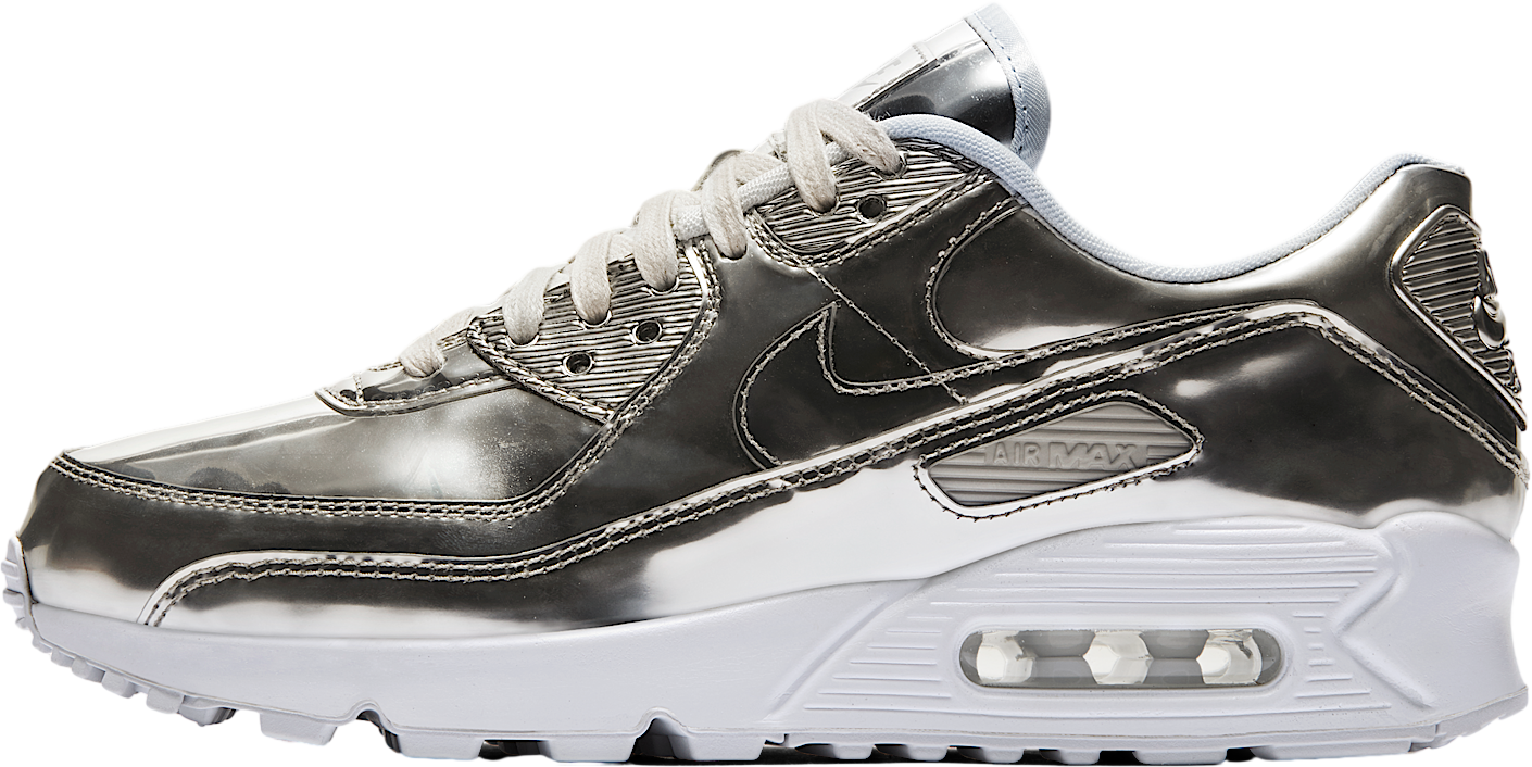 Nike WMNS Air Max 90 Metallic Silver - Mar 2026 - CQ6639-001 