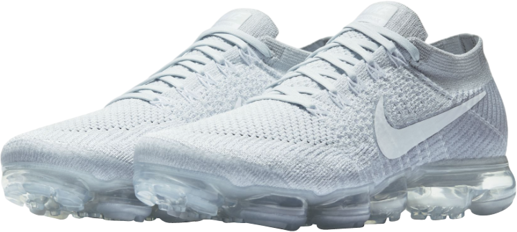 Buy Nike Wmns Air VaporMax  Nike Air VaporMax Pure Platinum Flyknit 2017 - 849557-004 Womens‎ 6.5. main image 2