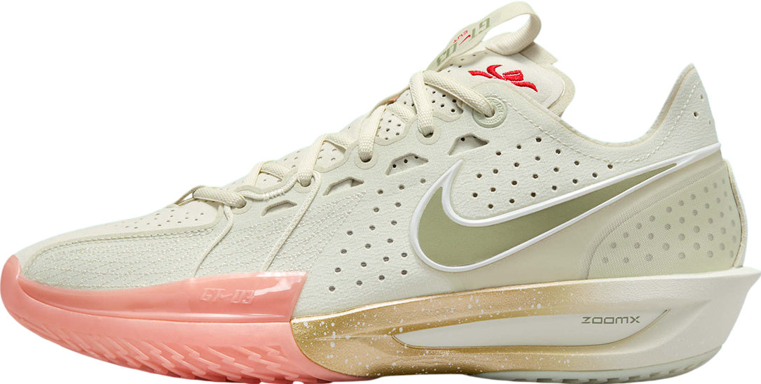 Nike Zoom GT Cut 3 Shoes Mens Size 9 White Mint Low Basketball DV2913-107 Nike Air Zoom GT Cut 3  main image 3