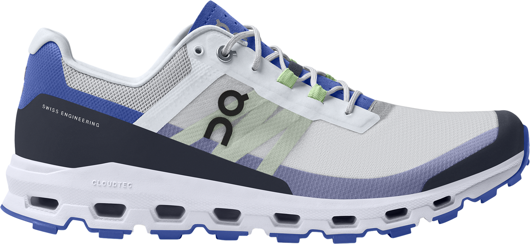 On Cloudvista Trail Running Shoes Mens 8 Frost Ink Green Blue 64.98273 ON Mens Cloudvista Frost | Ink main image 4