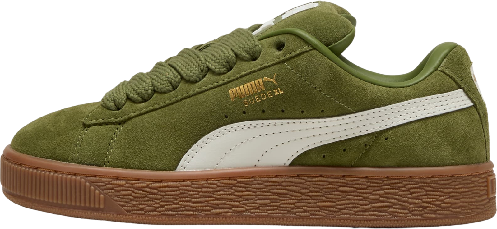 Puma Suede XL GS Olive Green / Vapor Gray - May 2026 - 396577-57C 