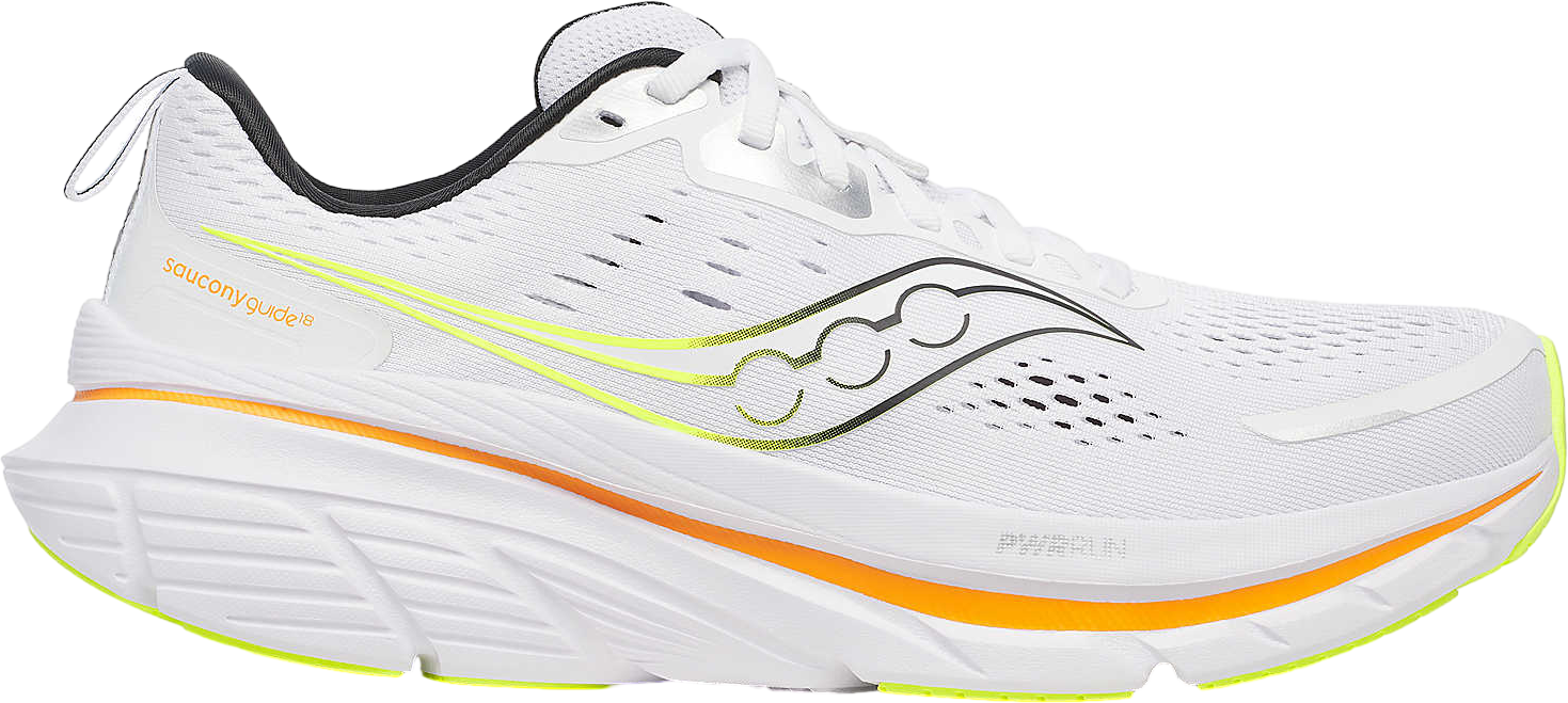Saucony Guide 18 S20998-131 White Peel Running Shoes Sneakers Men\'s Size 10.5 Saucony Guide 18 Running Shoes - Men main image 3