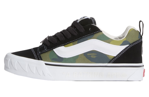 A Bathing Ape x Vans Knu Skool Black | KicksOnFire
