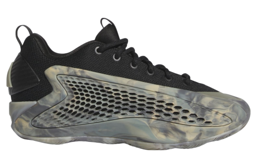 Adidas Anthony Edwards 1 Low GS Silver Pebble / Core Black