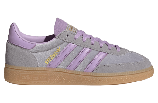 Adidas Wmns Handball Spezial Glory Grey Powder Plum Gum | KicksOnFire