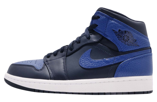 Air Jordan 1 Mid Obsidian Game Royal