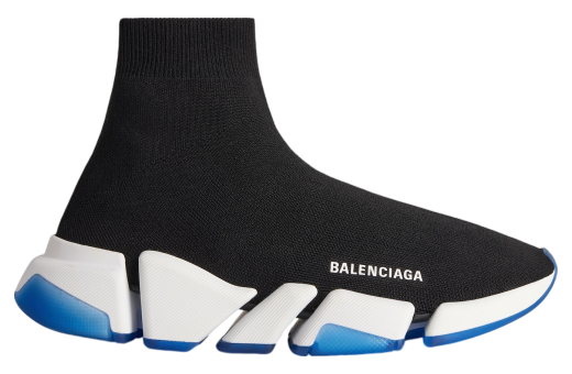 Balenciaga Speed Recycled Knit Mule WMNS Black / White | KicksOnFire