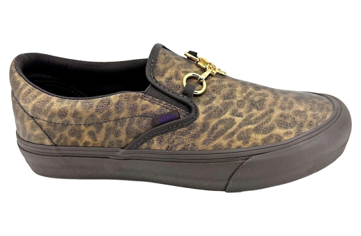 Needles x Vans Vault Classic Slip-On V Animal Print-Brown