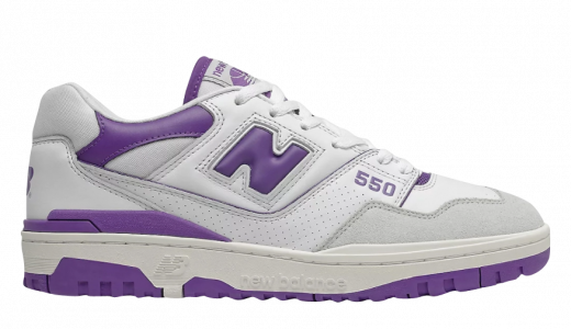 New Balance 550 White Purple